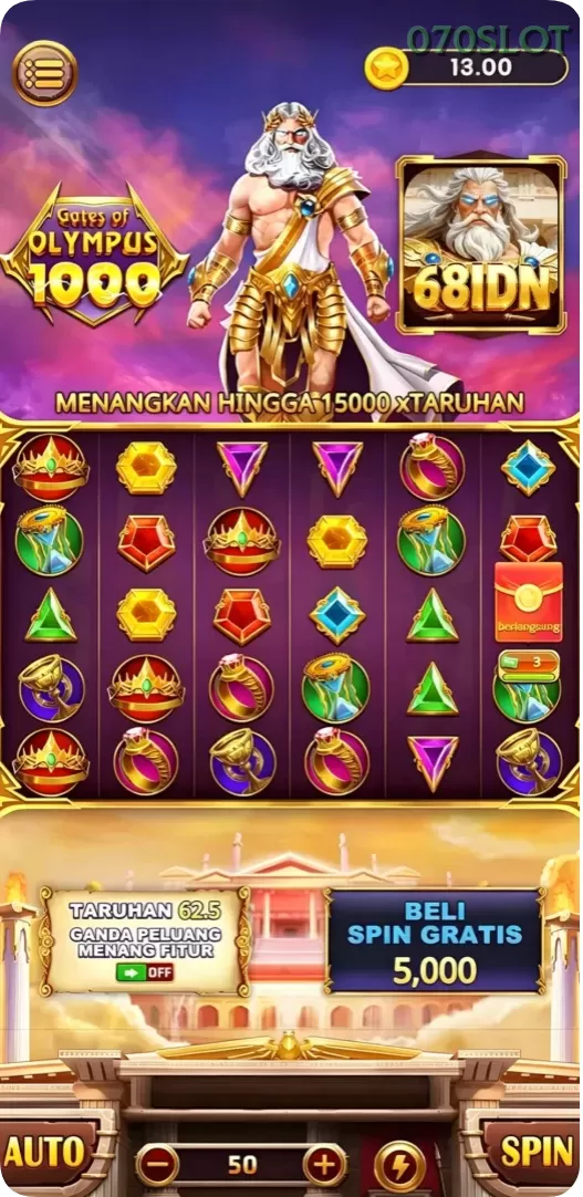 Cuplikan layar ST789 — menu navigasi