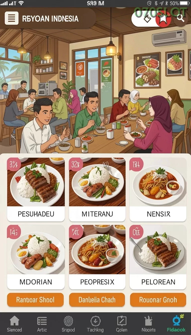 Cuplikan layar QQ1221 — halaman utama